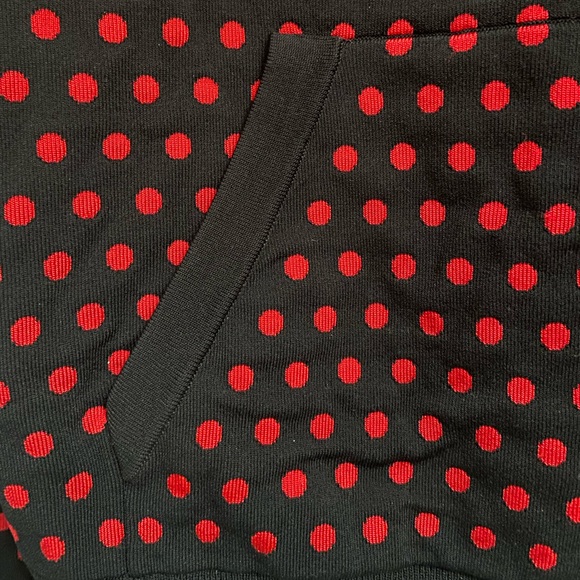 MICHAEL Michael Kors Polka Dot Knitwear Zip Up, Size Medium - Picture 7 of 10